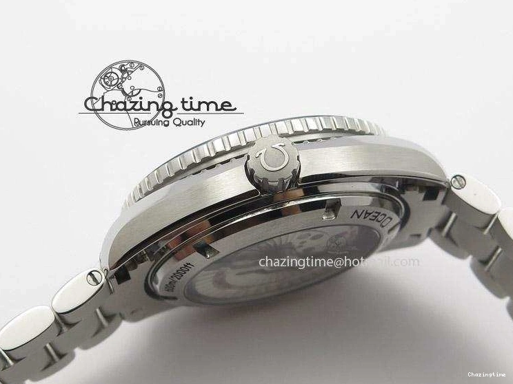 0326 Planet Ocean GMT 42mm V6F Best Edition Blue Bezel Blue Dial On SS Bracelet A ModernLook 8274